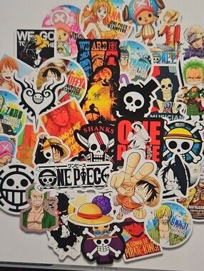 One Piece Inspired Fan ART Multicolor Anime Stickers